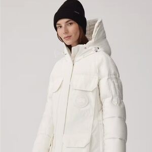 NWT Canada Goose Paradigm Expedition Parka, white 100% AUTHENTICTIC